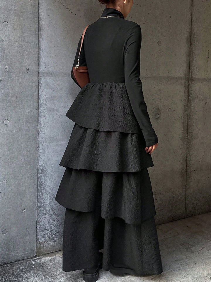 SHEIN maxi ruha, fekete