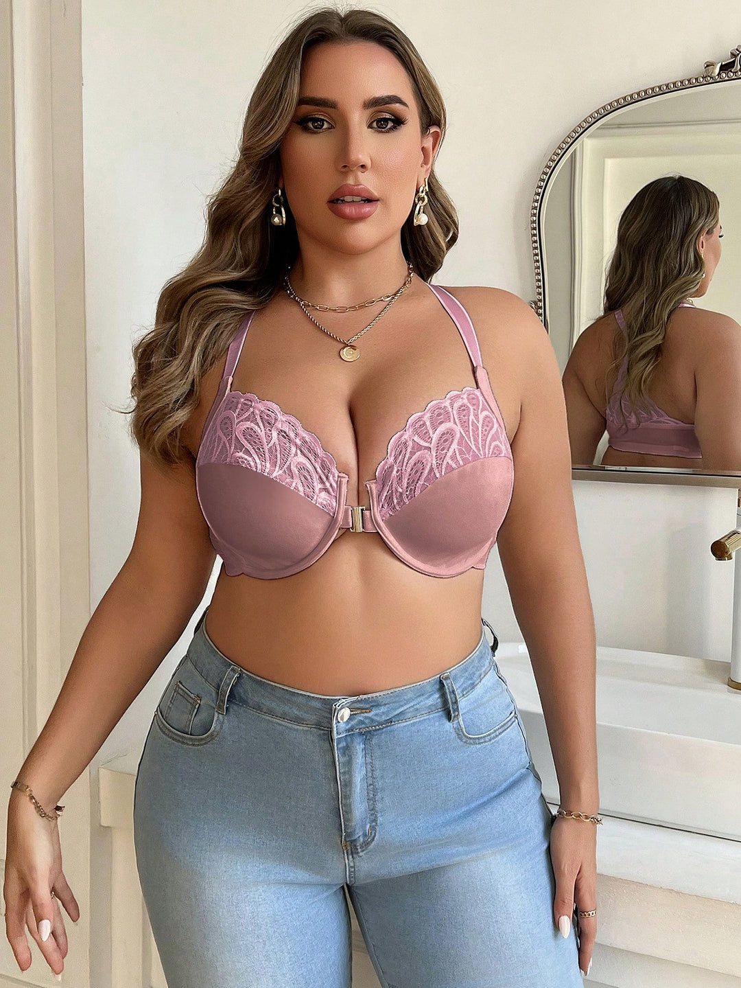 Sutien SHEIN, roz