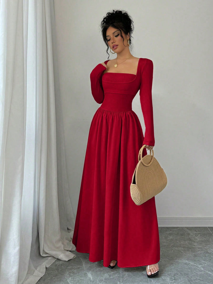 Rochie maxi SHEIN, roșu