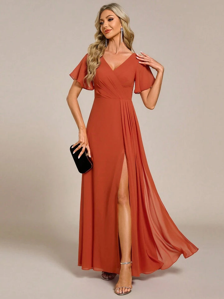 Rochie maxi SHEIN, cărămiziu
