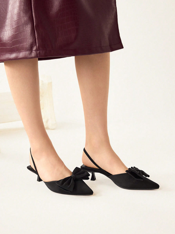 Pantofi cu toc SHEIN, negru