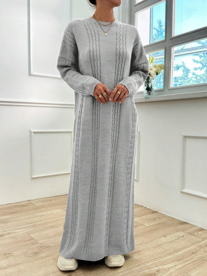 Rochie maxi SHEIN, gri
