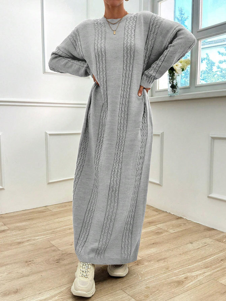 Rochie maxi SHEIN, gri