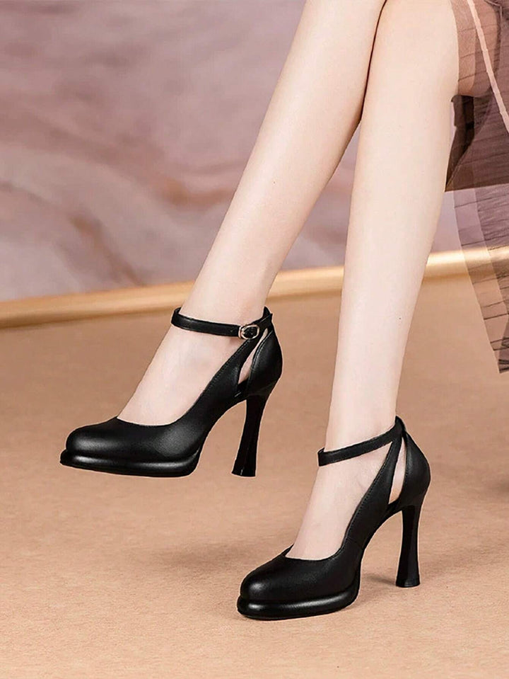 Pantofi cu toc SHEIN, negru