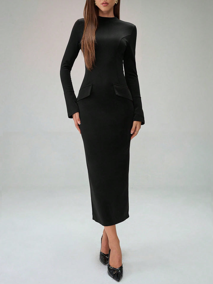 Rochie maxi SHEIN, negru