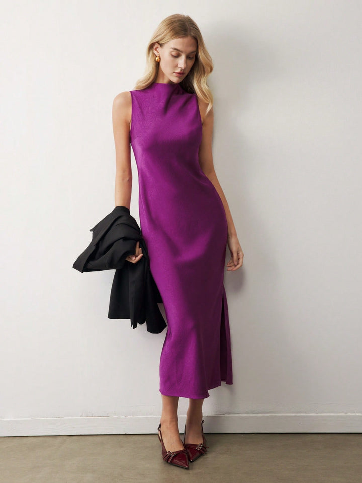 Rochie midi SHEIN, mov
