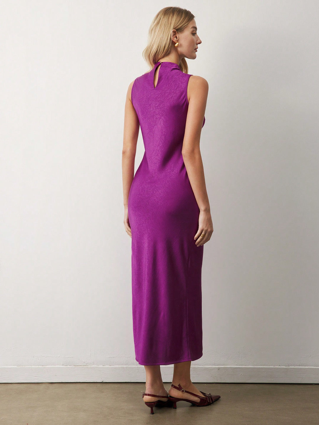 Rochie midi SHEIN, mov