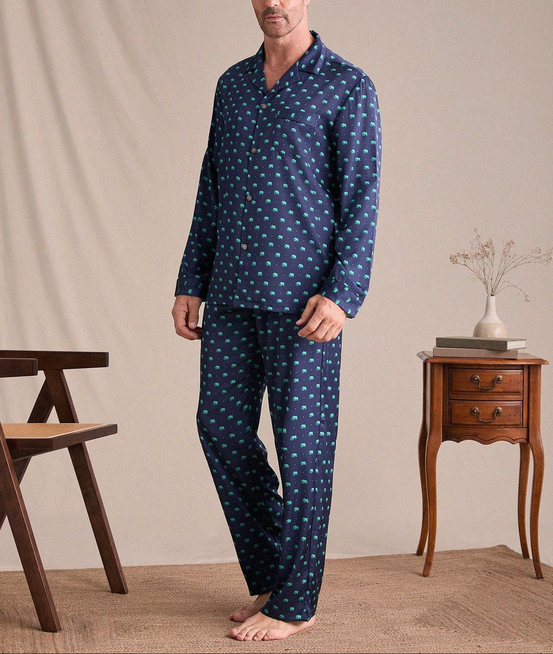 Pijamale SHEIN, albastru