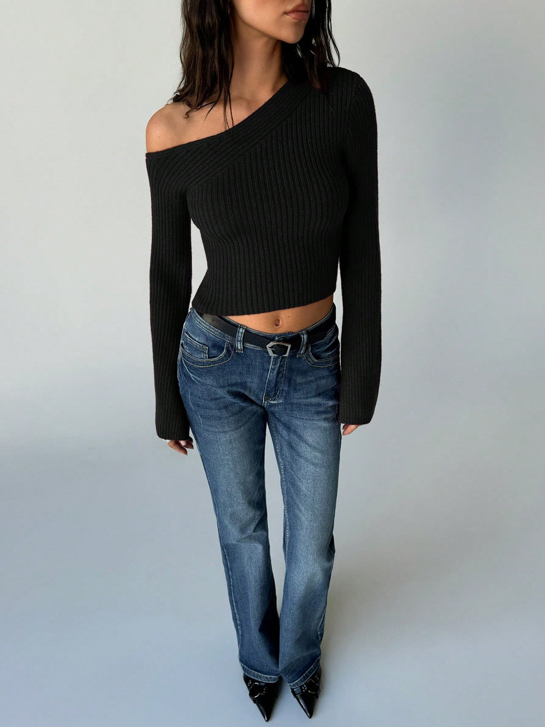 Pulover SHEIN, negru