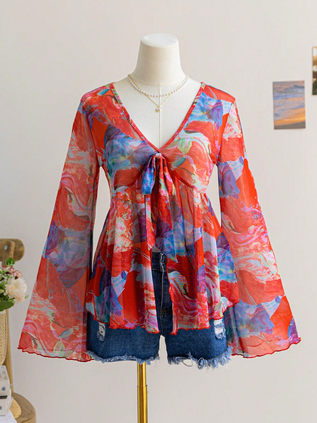 Top SHEIN, mix culori