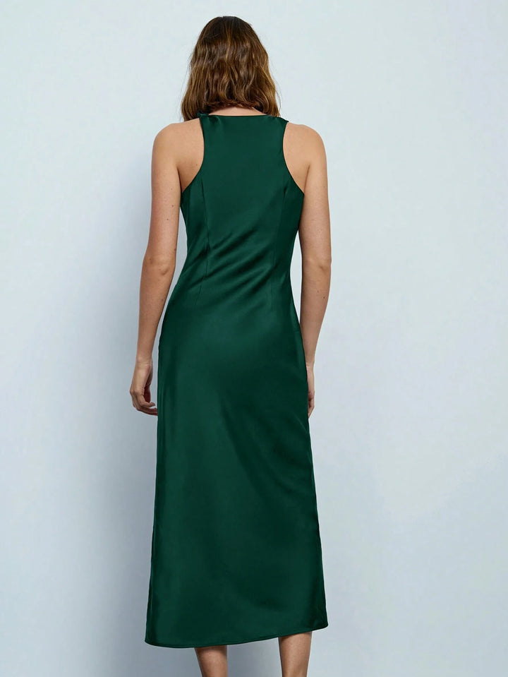 Rochie maxi SHEIN, verde