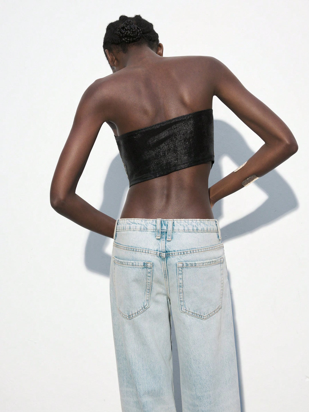 Top SHEIN, auriu