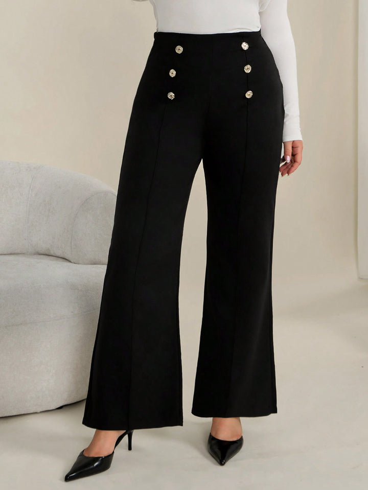 Pantaloni SHEIN, negru