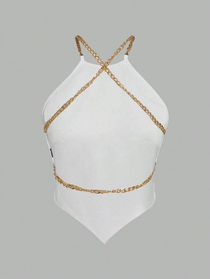 Top SHEIN, alb