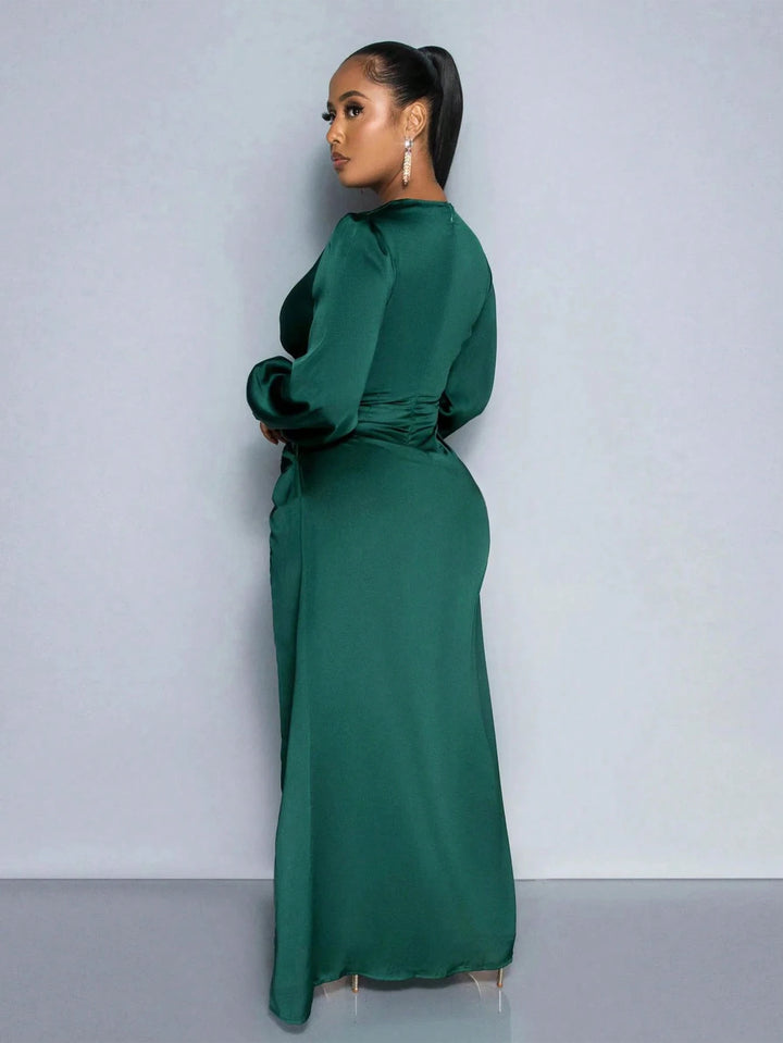 Rochie maxi SHEIN, verde