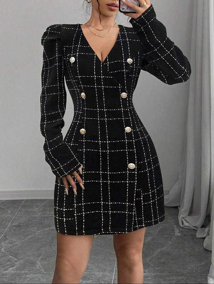 Rochie tip sacou, negru