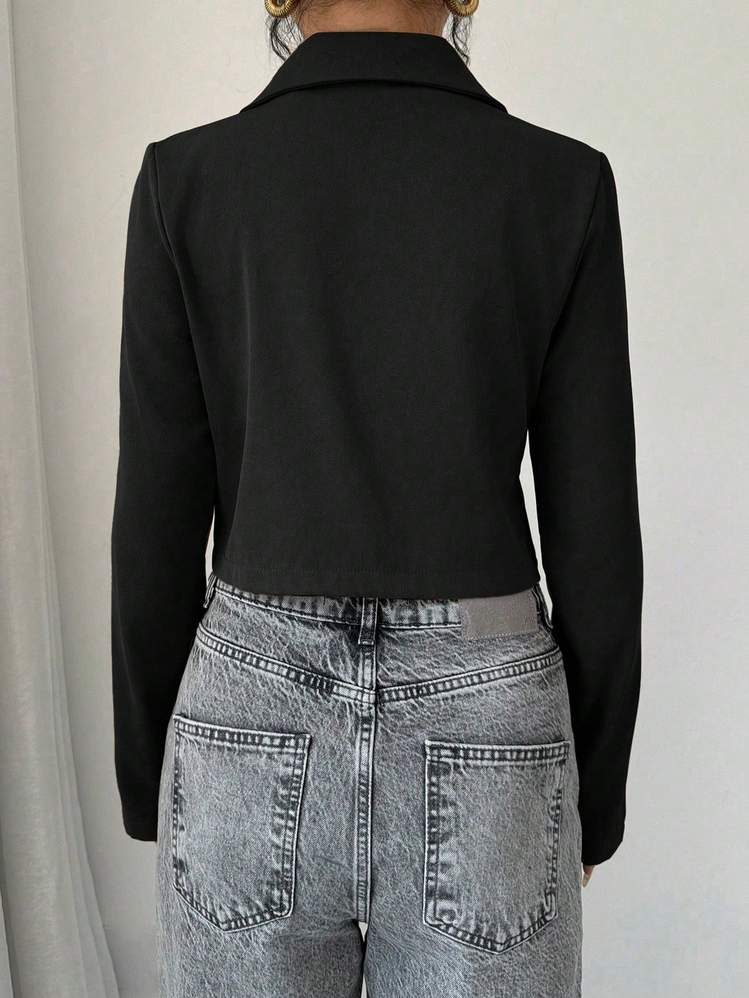 Sacou SHEIN, negru