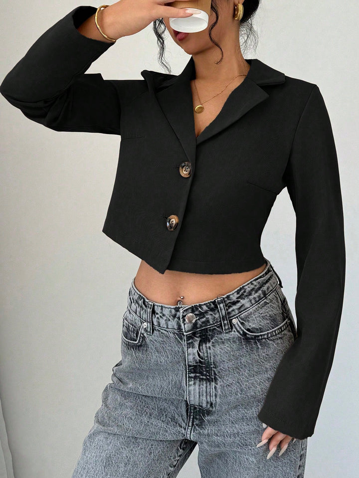 Sacou SHEIN, negru