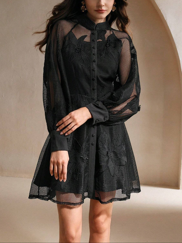 Shein miniruha, fekete