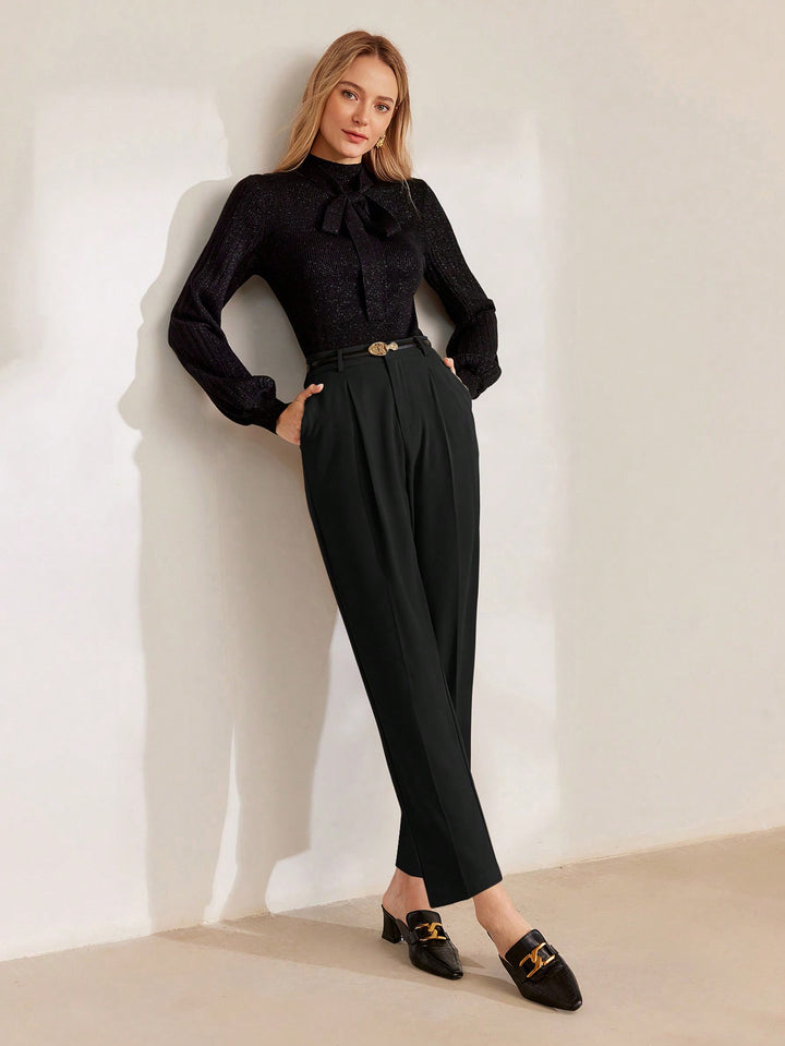 Pantaloni SHEIN, negru