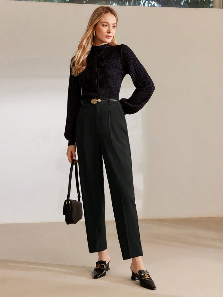 Pantaloni SHEIN, negru