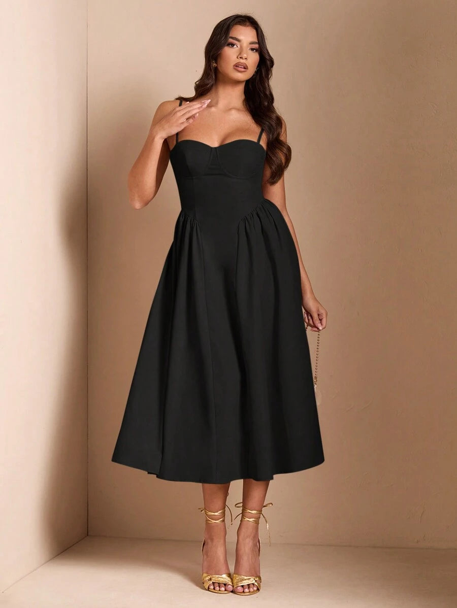 Rochie maxi SHEIN, negru