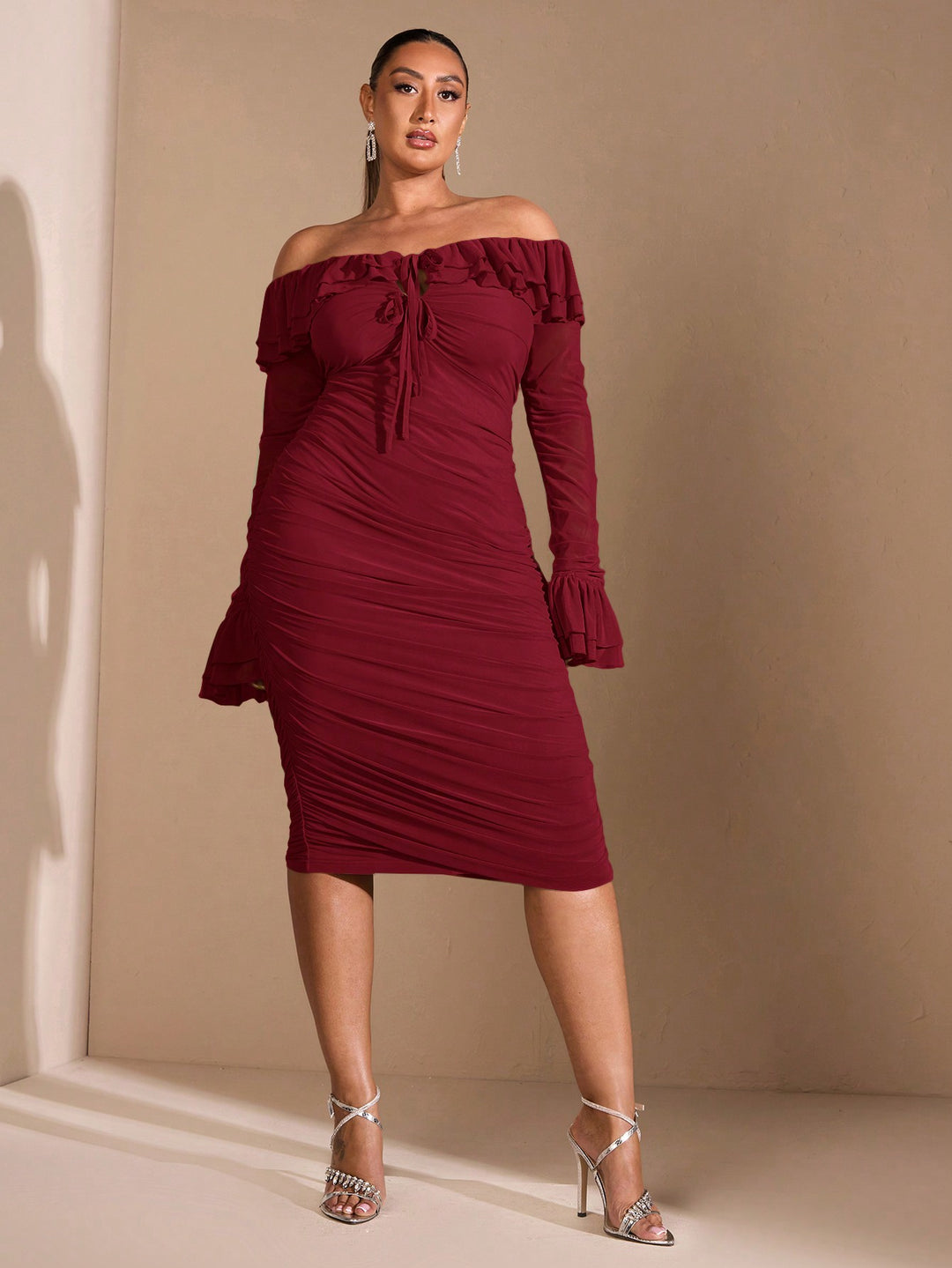 Rochie SHEIN, vișiniu