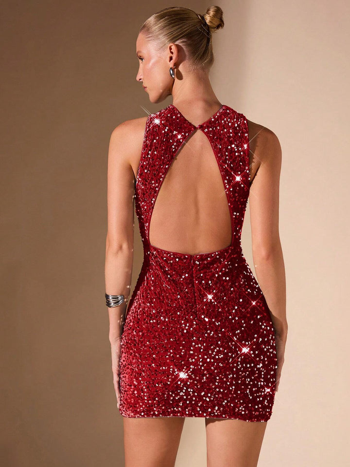 Rochie mini SHEIN, roșu