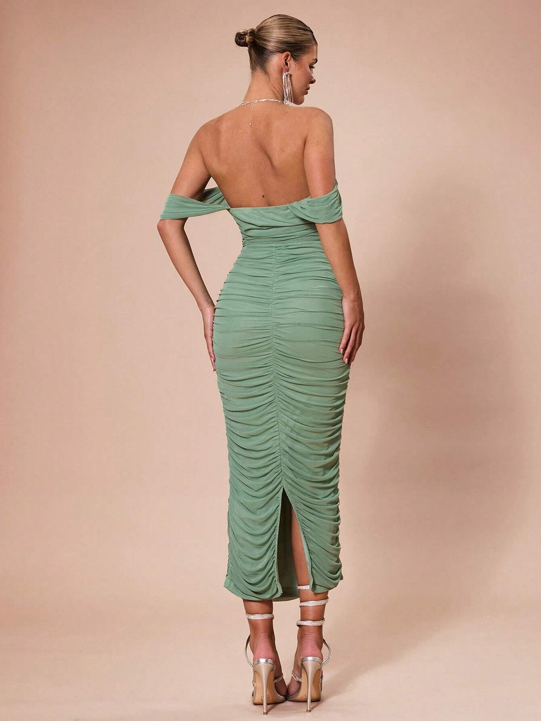 Rochie midi SHEIN, verde