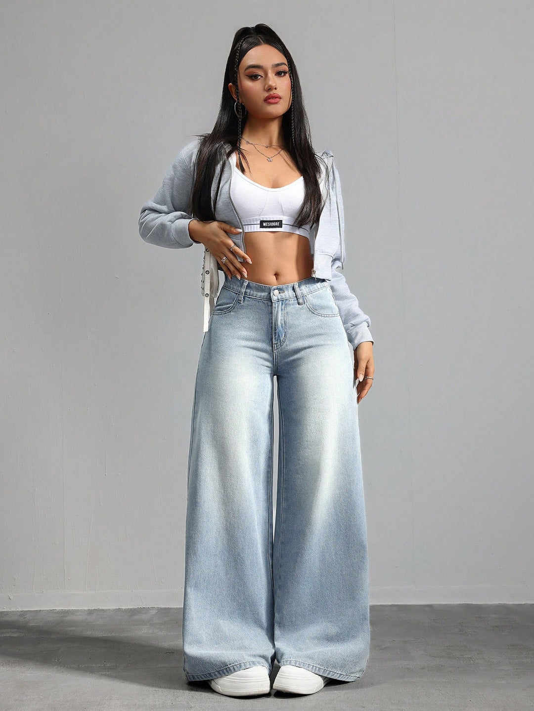 Jeans SHEIN, albastru