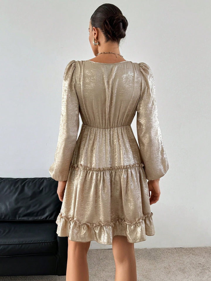 Rochie miniSHEIN, auriu