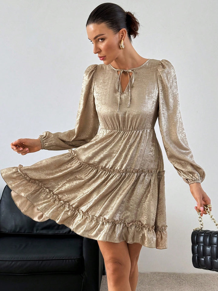 Rochie miniSHEIN, auriu