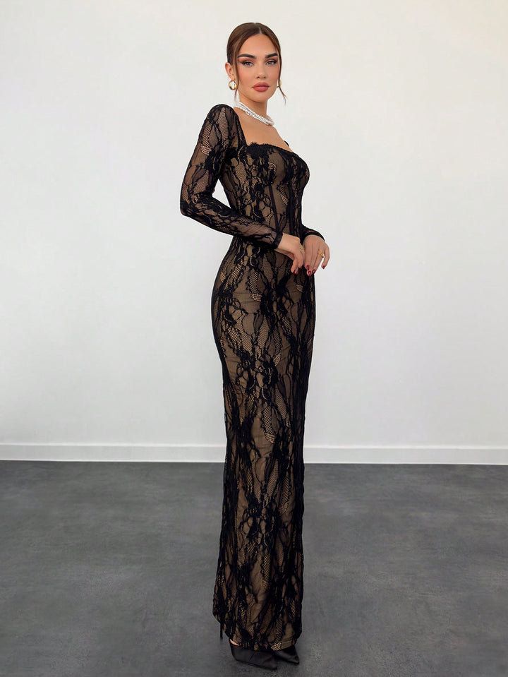 Rochie maxi SHEIN, negru