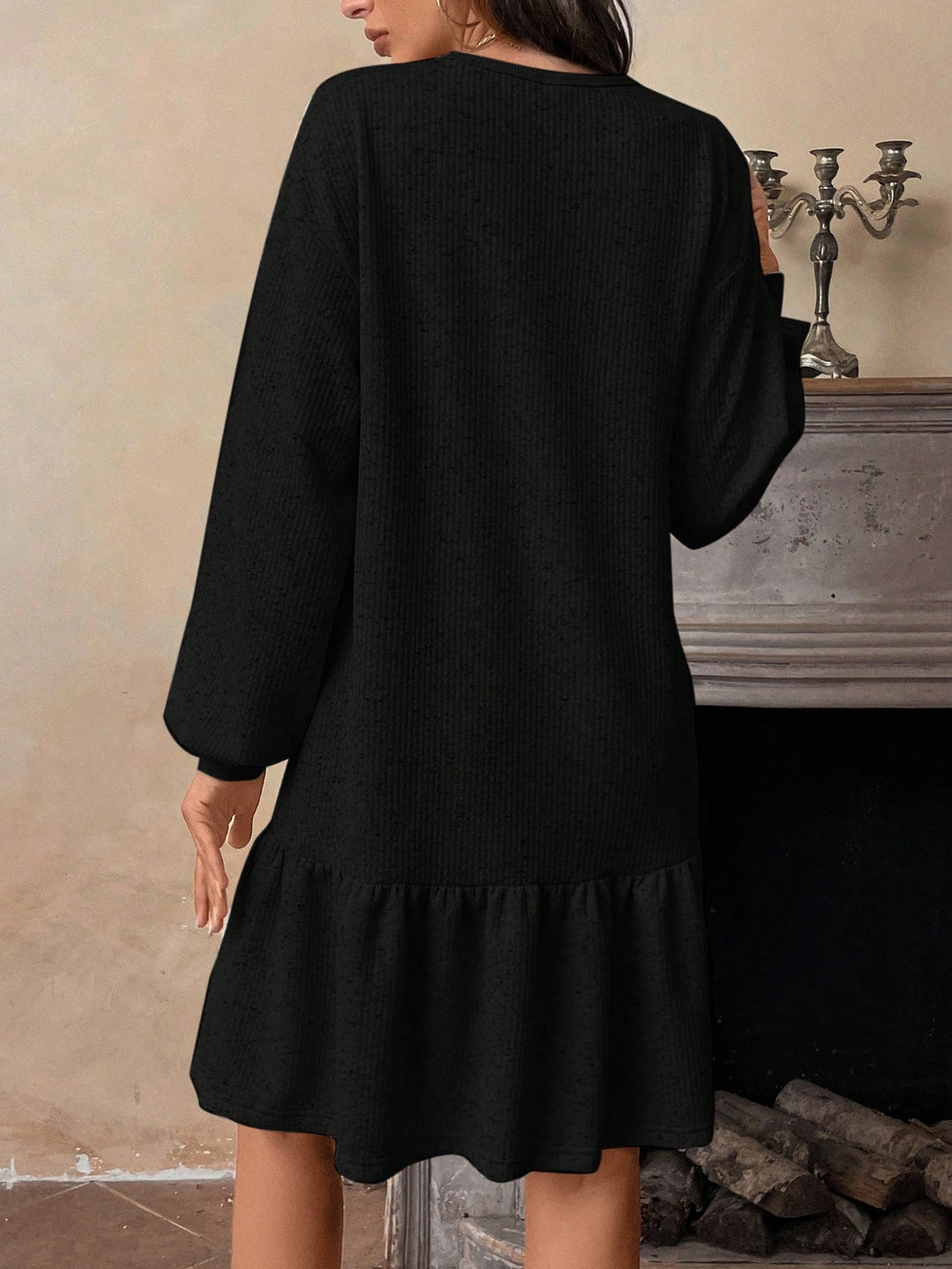 Rochie scurtă SHEIN, negru