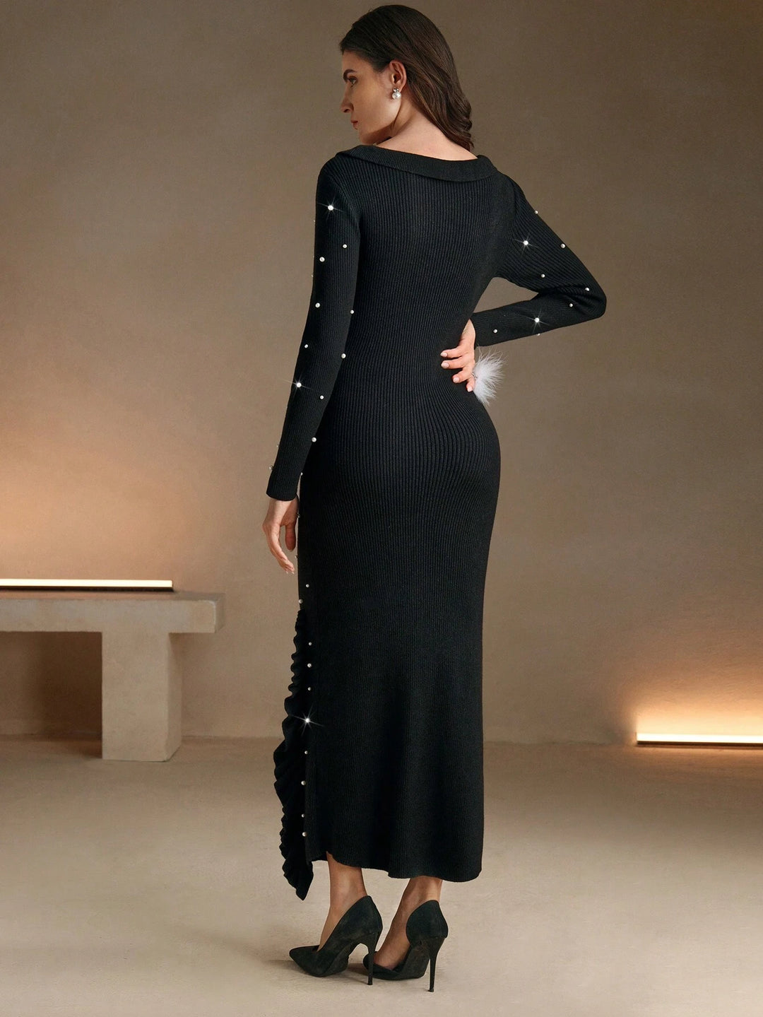 Rochie maxi Shein, negru