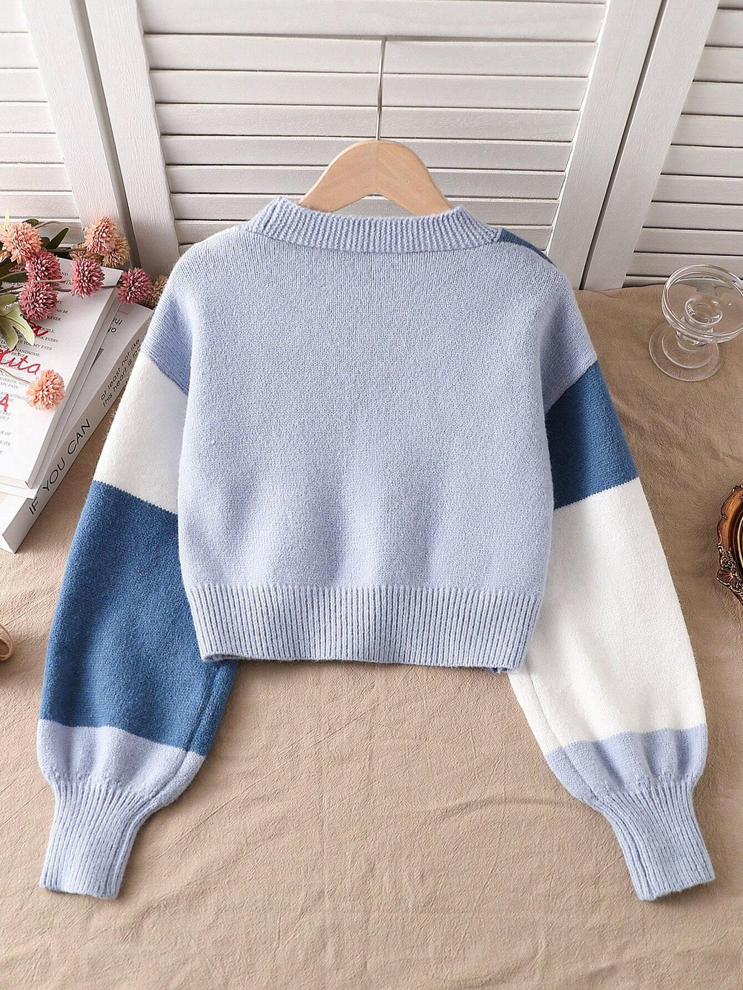 Cardigan Shein, albastru
