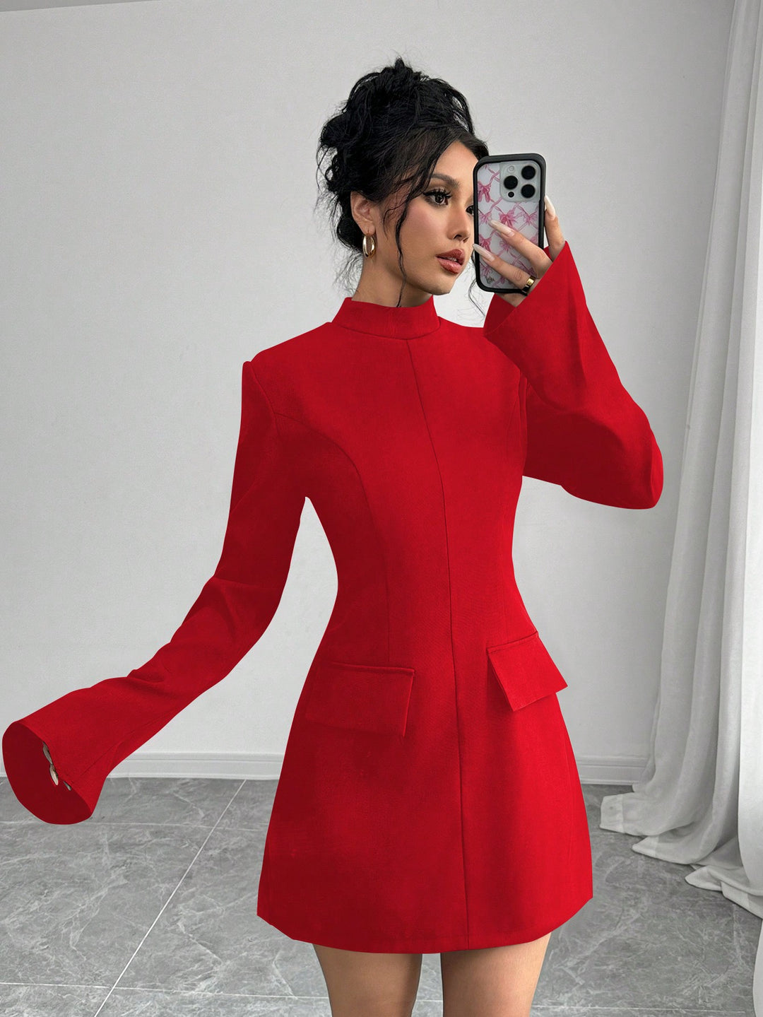 Rochie mini SHEIN, roșu