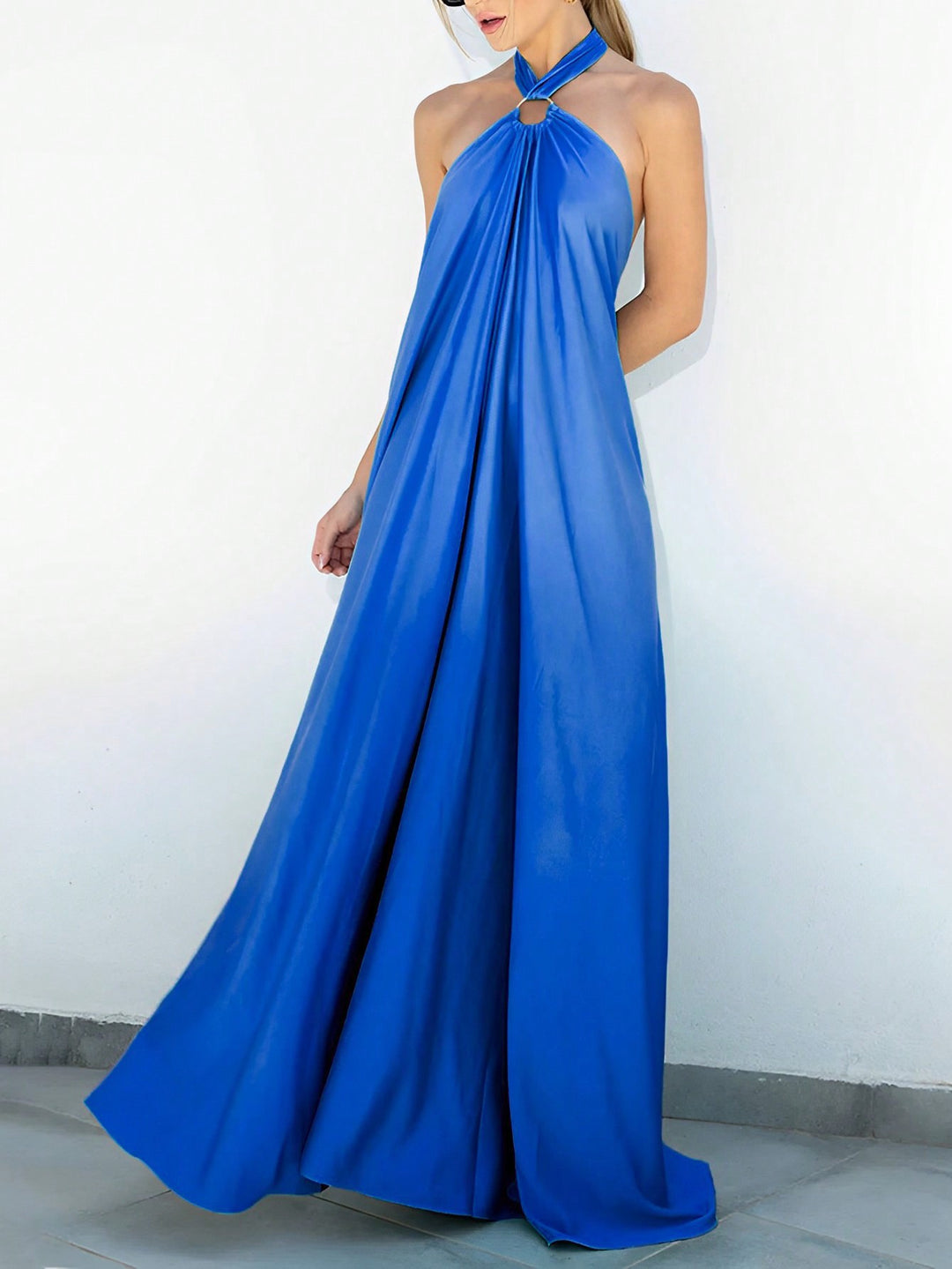 Rochie maxi SHEIN, albastru