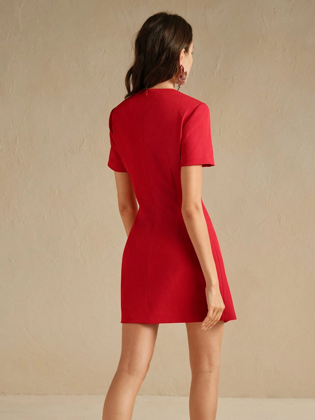 Rochie mini Anewsta by Shein, roșu