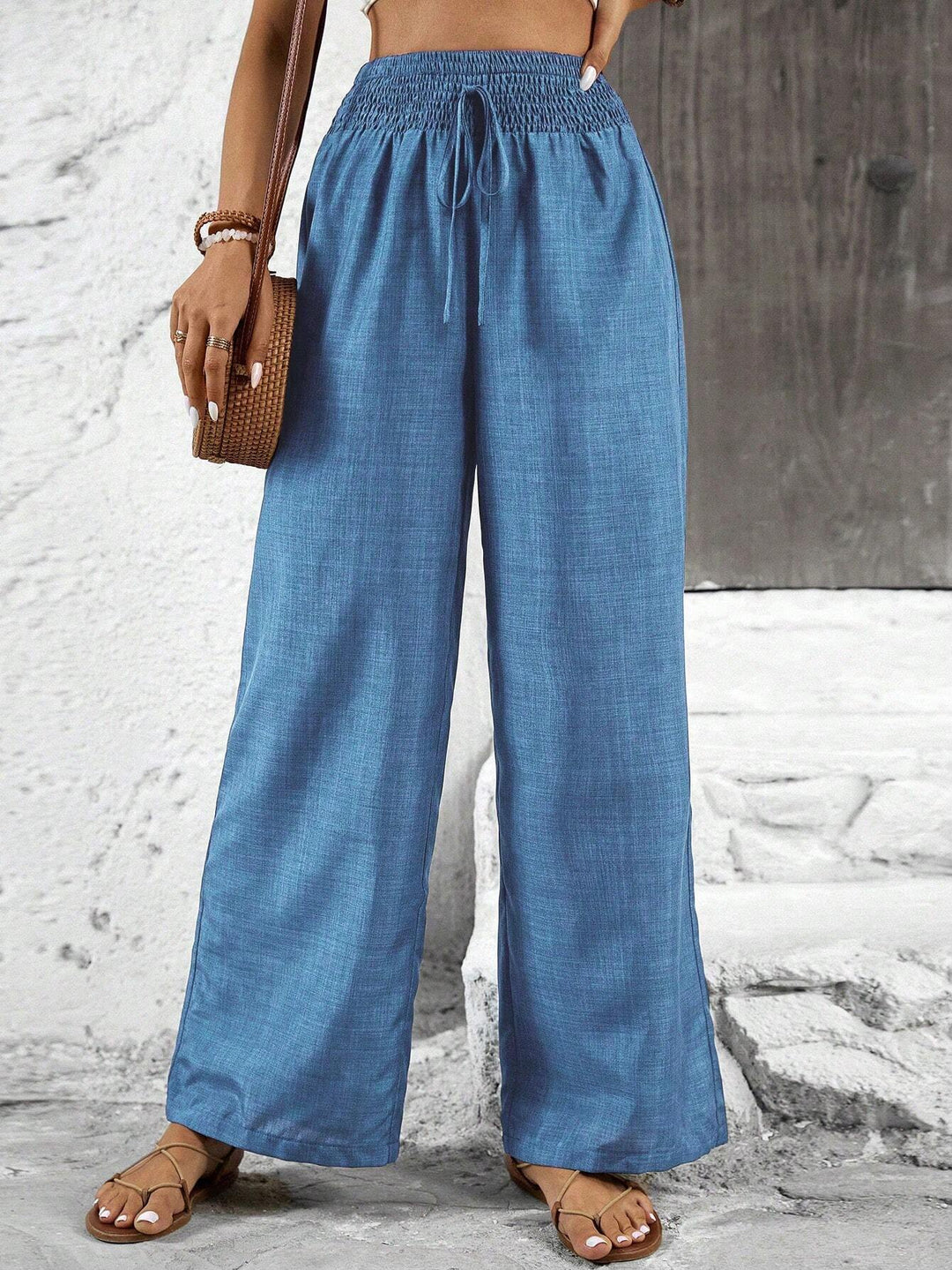 Pantaloni SHEIN, albastru