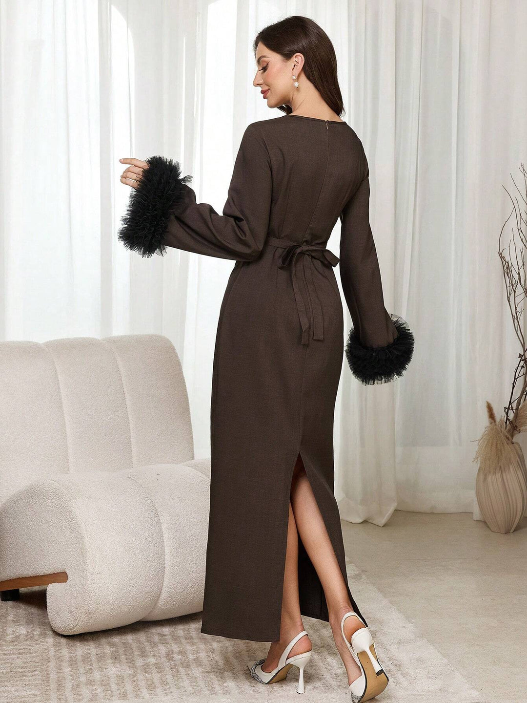 Rochei maxi SHEIN, maro