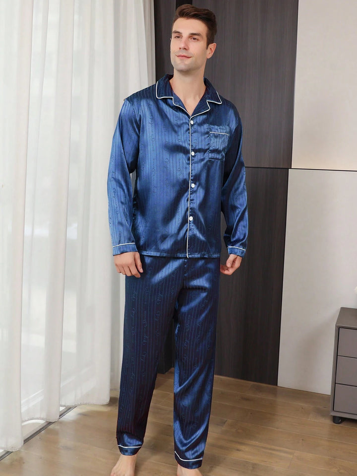 Compleu pijamale SHEIN, albastru