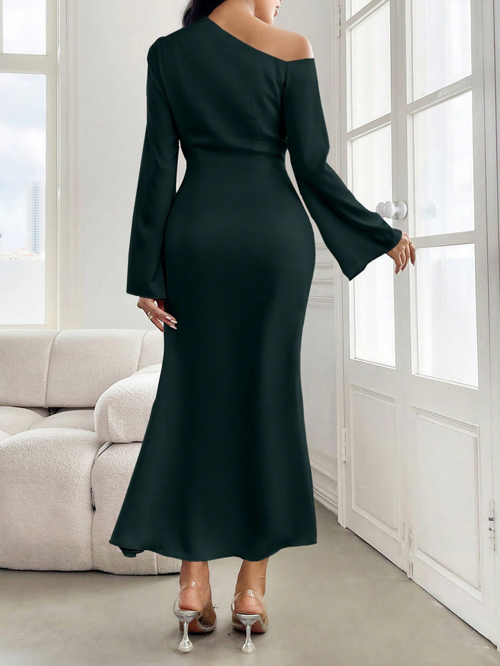 Rochie maxi SHEIN, verde