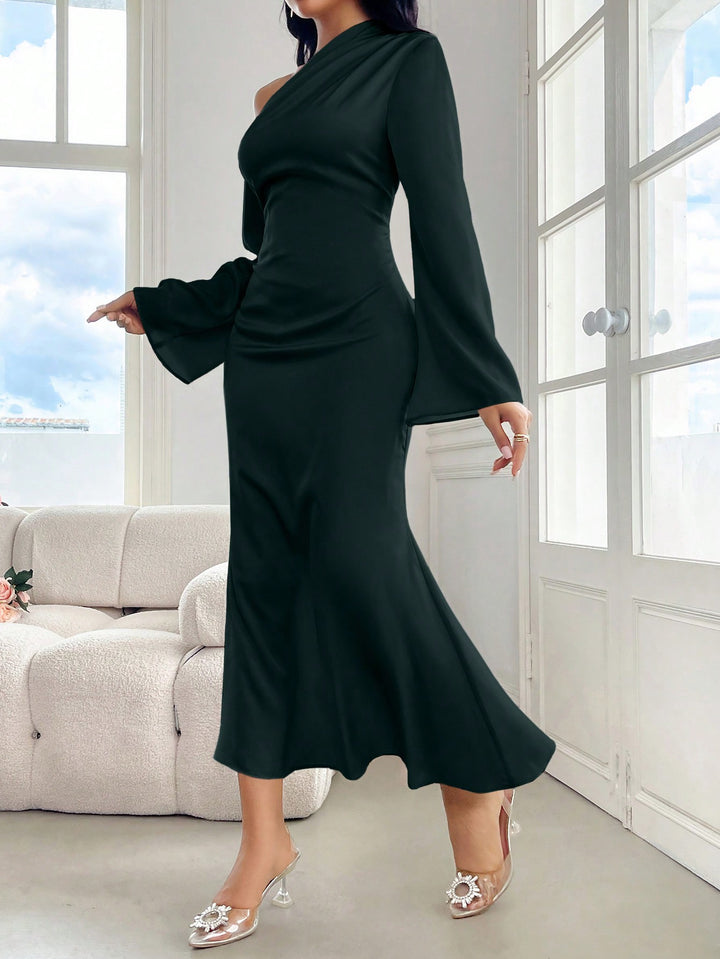 Rochie maxi SHEIN, verde