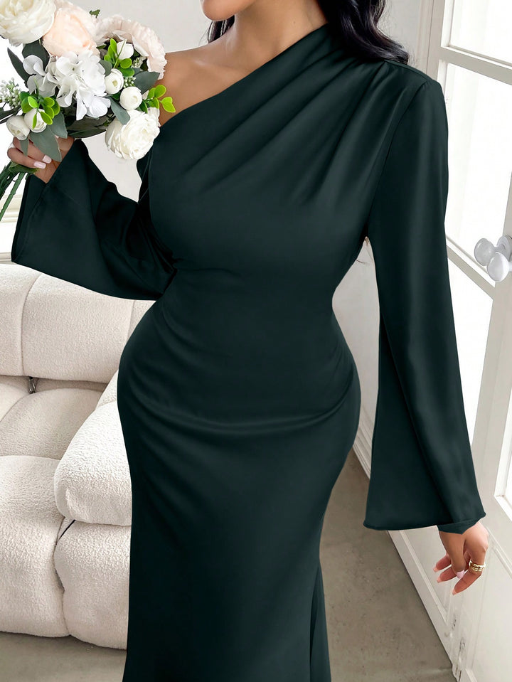 Rochie maxi SHEIN, verde