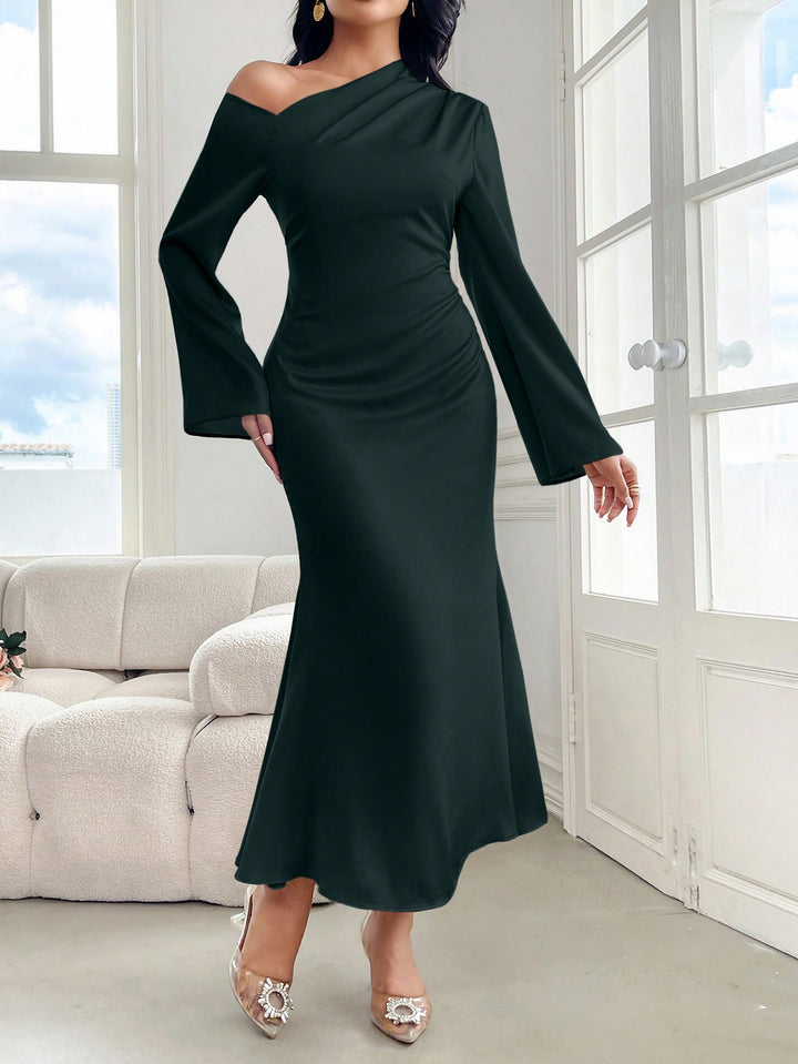 Rochie maxi SHEIN, verde