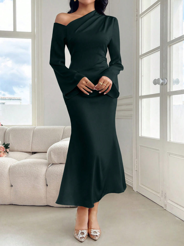Rochie maxi SHEIN, verde