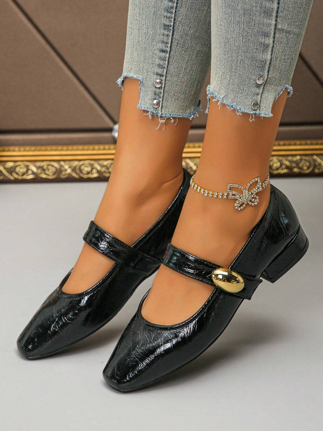 Pantofi SHEIN, negru