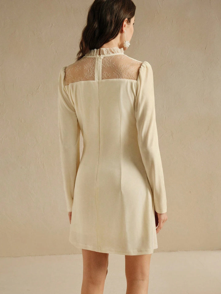 Rochie mini Shein, crem