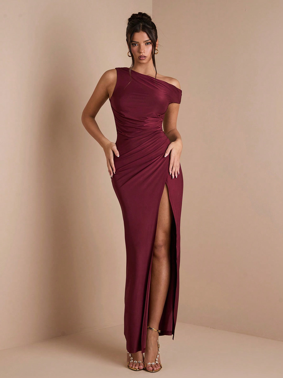 Rochie maxi SHEIN, vișiniu